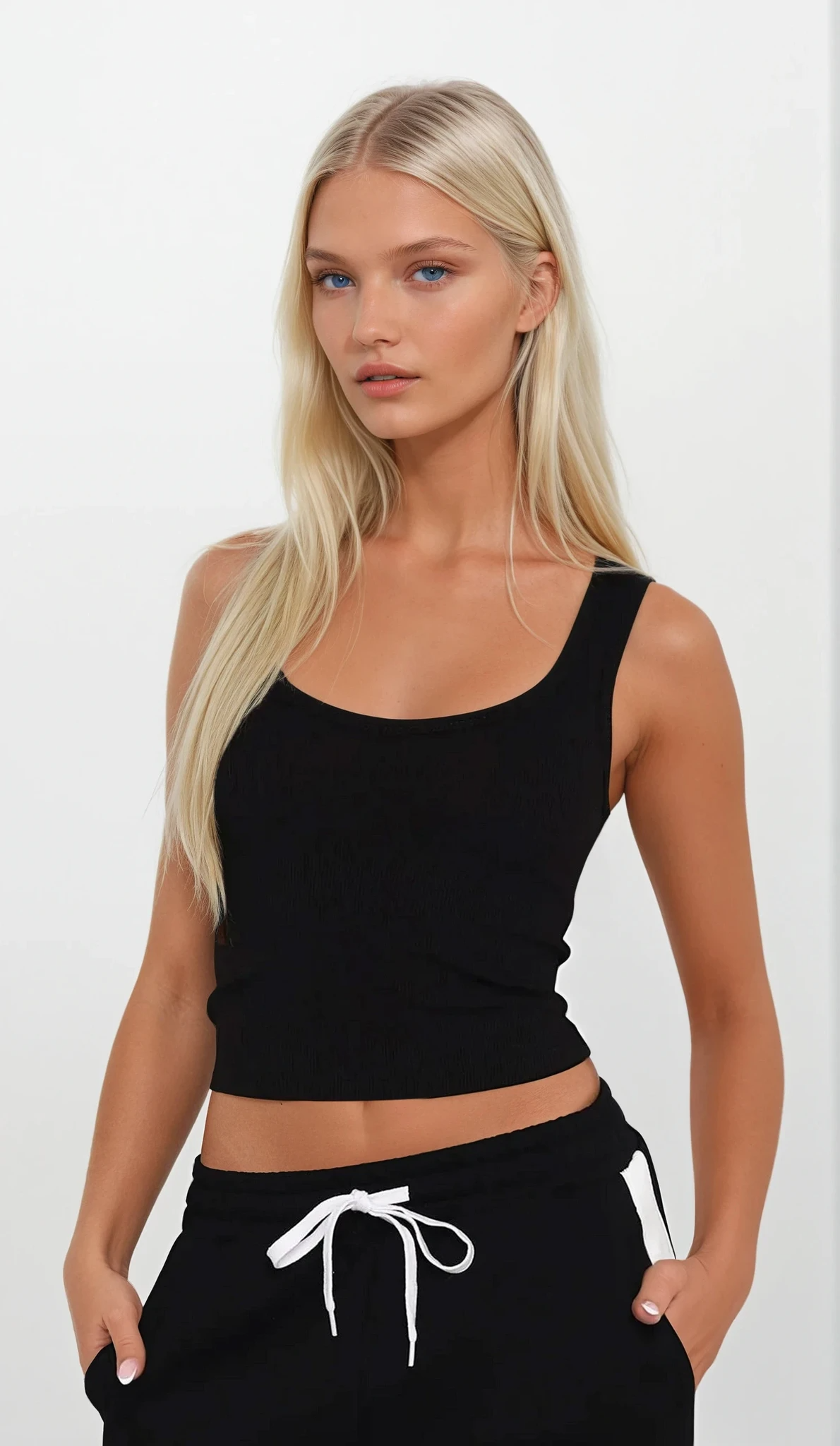 Everyday Scoop Neck Wide Strap Tank