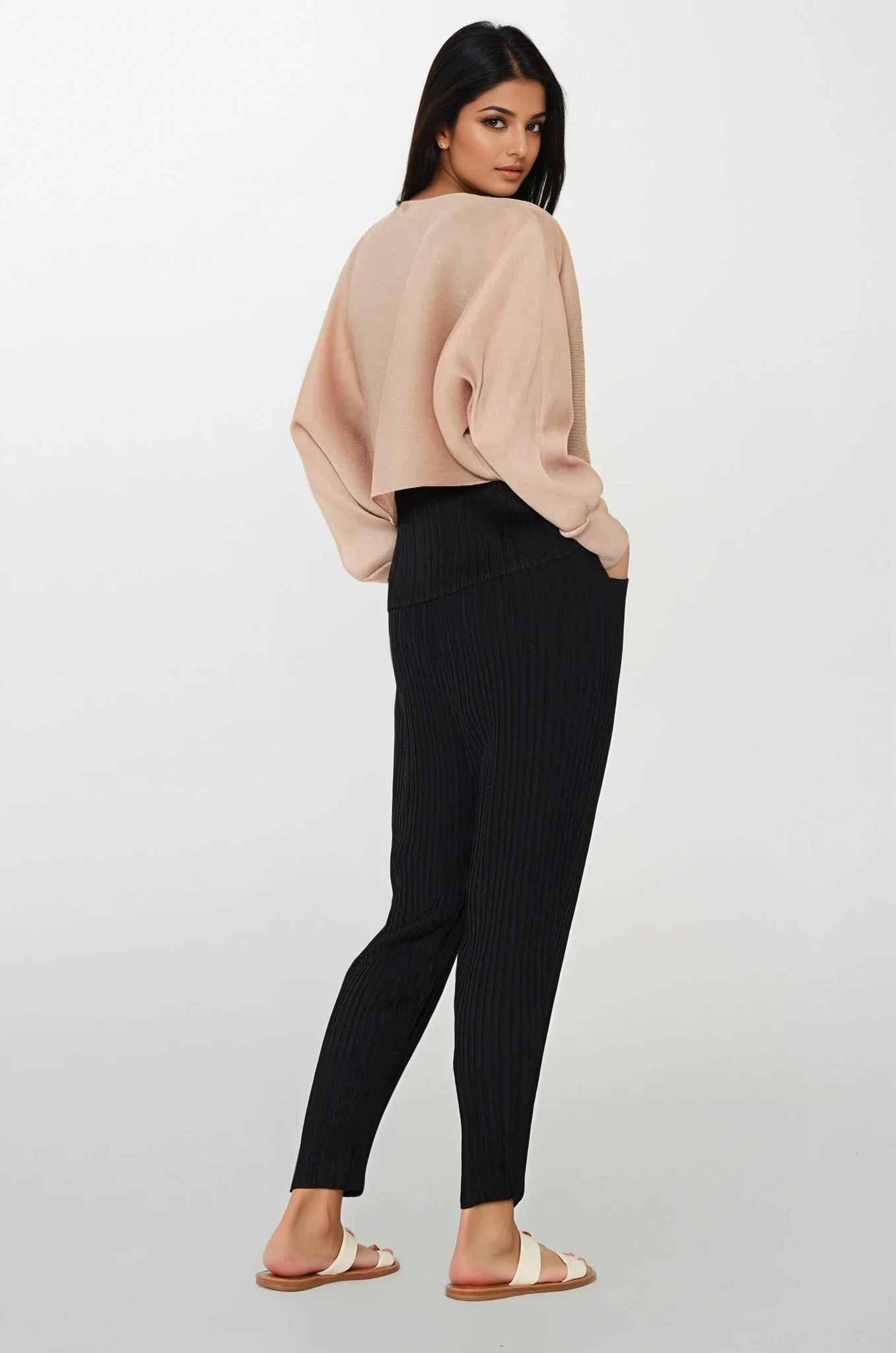 Sleek Ribbed Bolero Cardigan