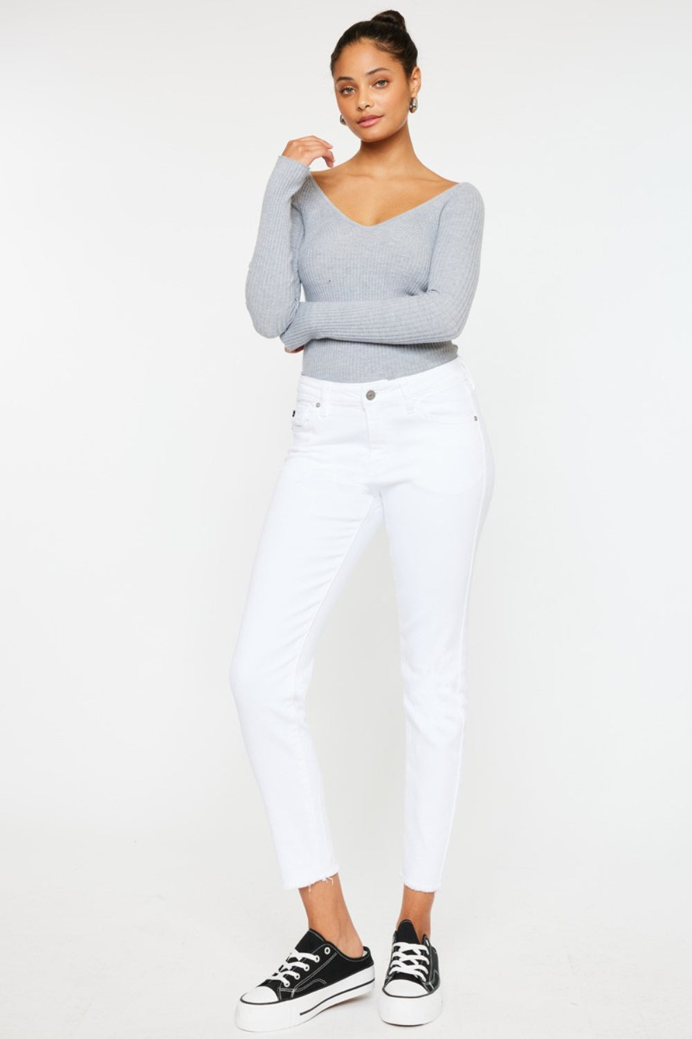 Signature Mid-Waist Ankle Skinny Jean