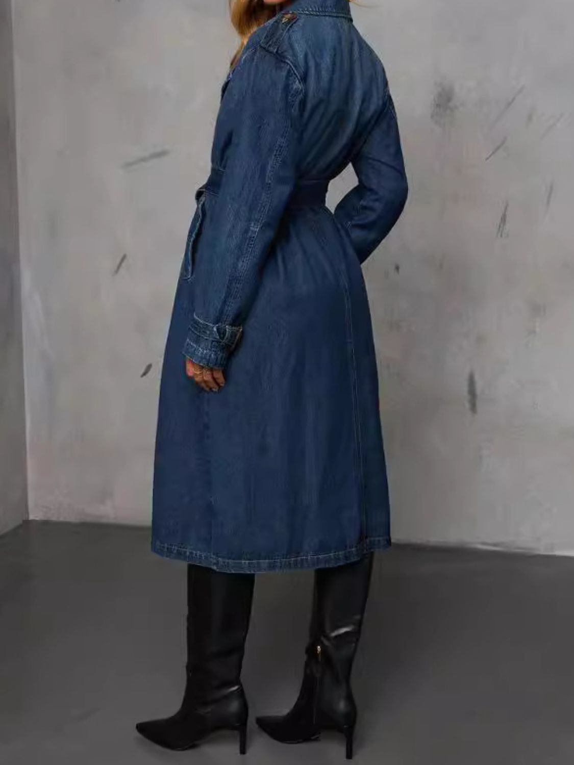 Elite Denim Trench
