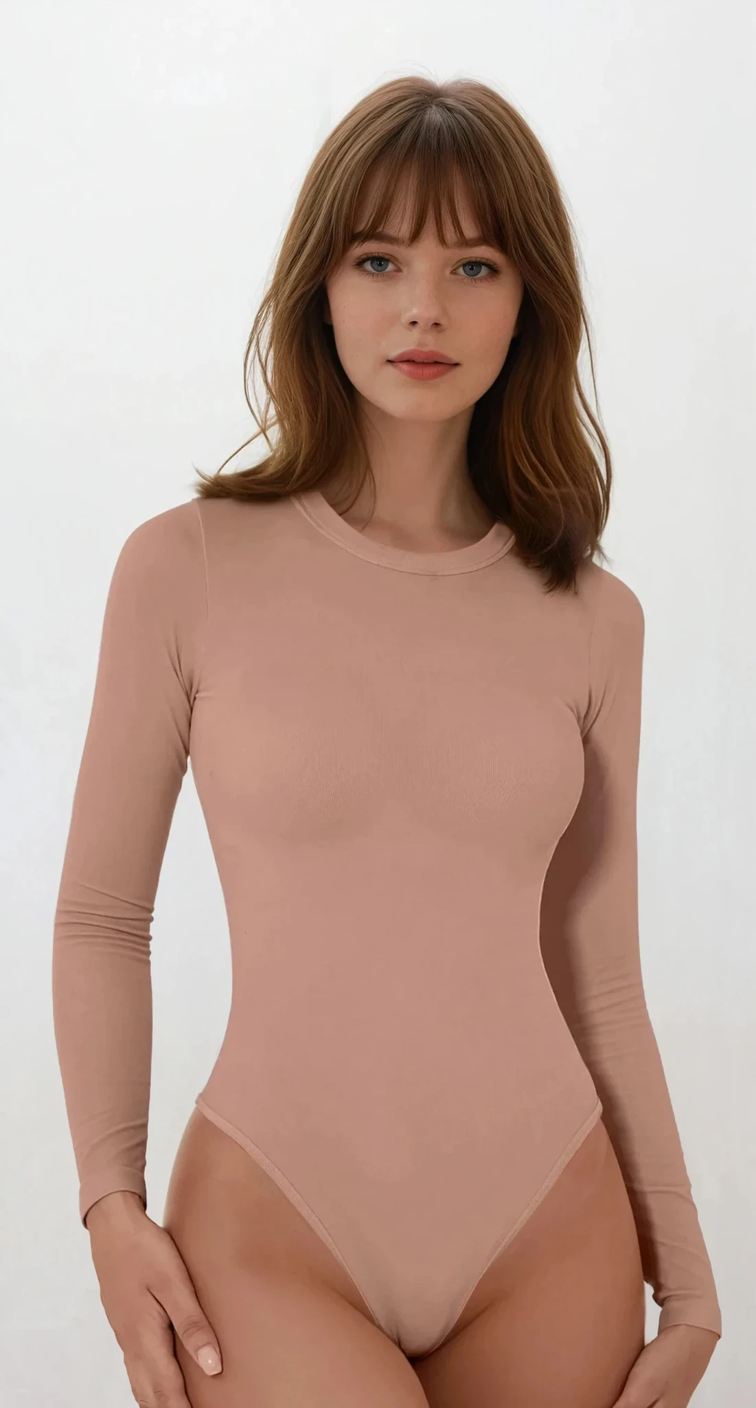 Unreal Round Neck Long Sleeve Bodysuit
