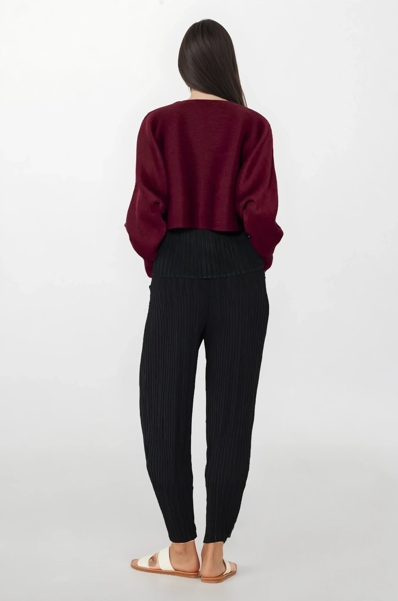 Sleek Ribbed Bolero Cardigan