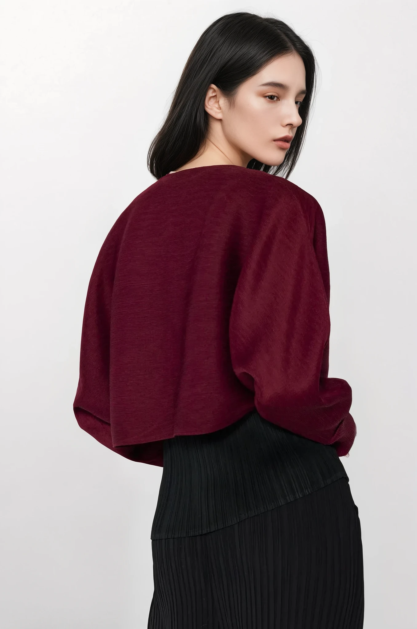 Sleek Ribbed Bolero Cardigan