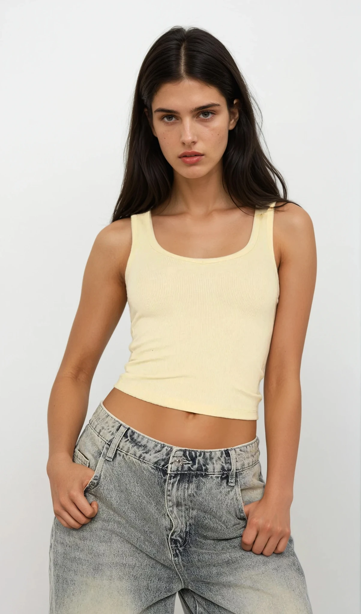 Everyday Scoop Neck Wide Strap Tank