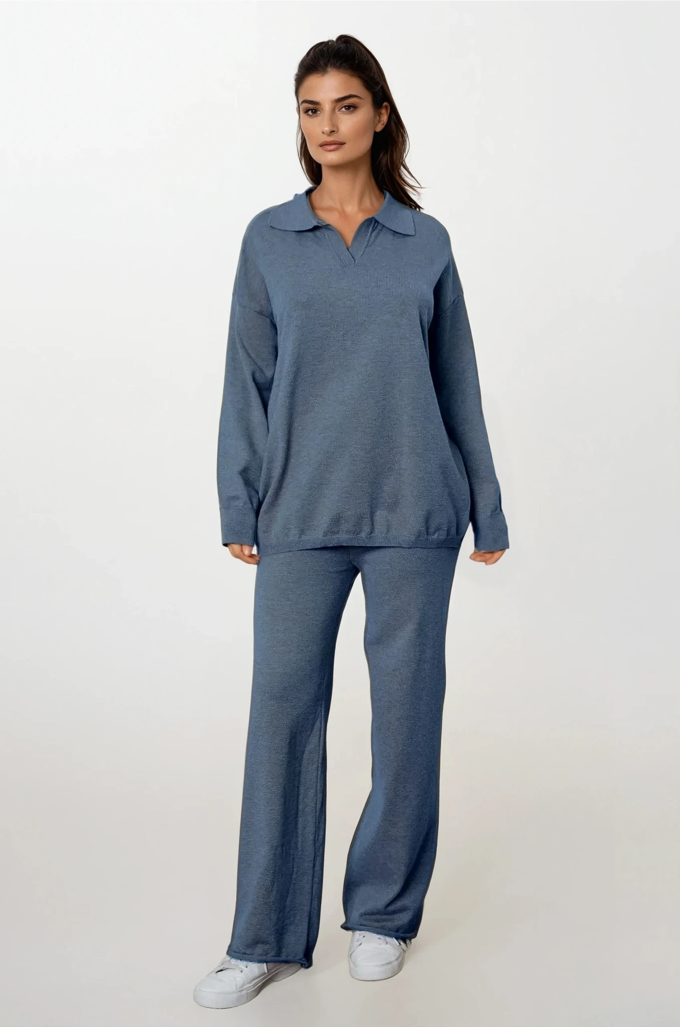 Victorious Johnny Collar Sweater and Pant Set
