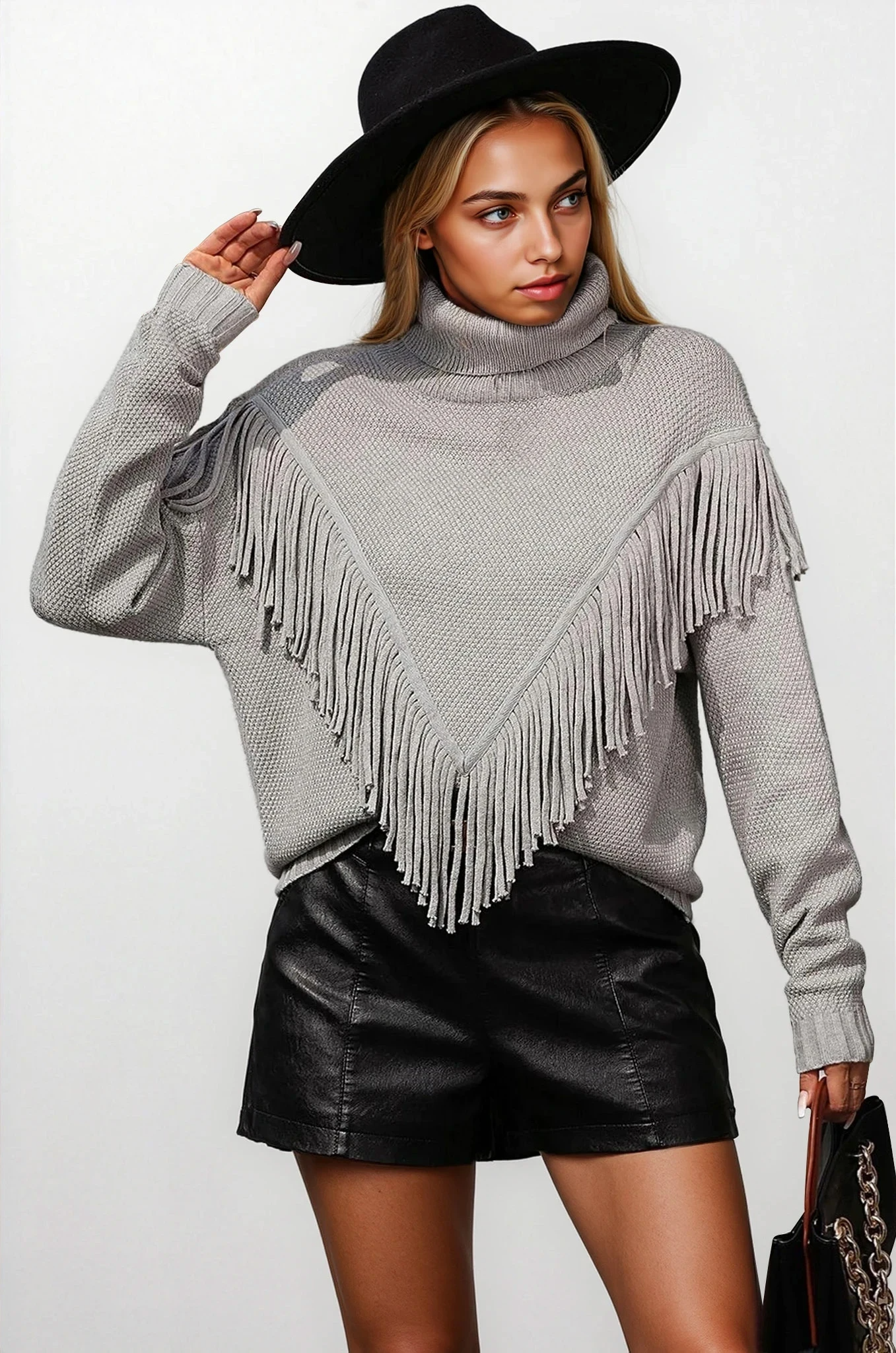 Cove Turtleneck Tassel Sweater