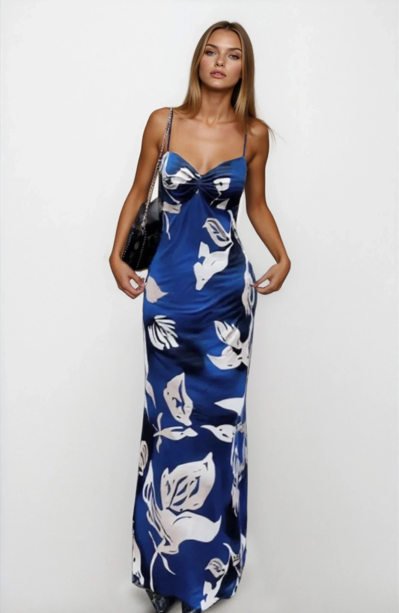 Bloom Sweetheart Neck Maxi Dress