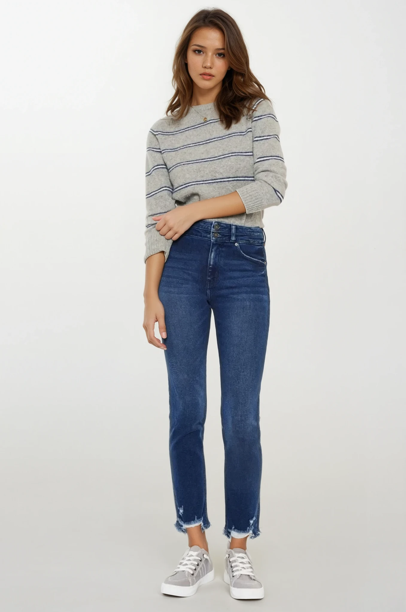 Signature High-Waist Slim Jean