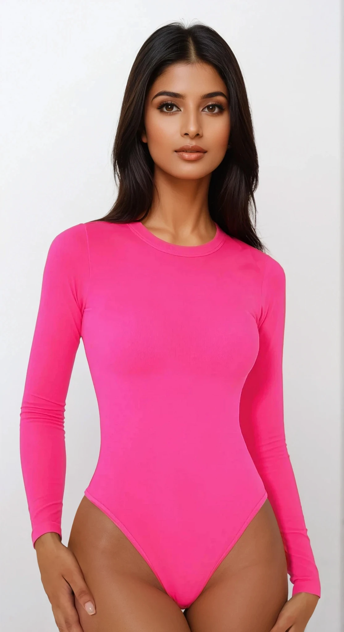 Unreal Round Neck Long Sleeve Bodysuit
