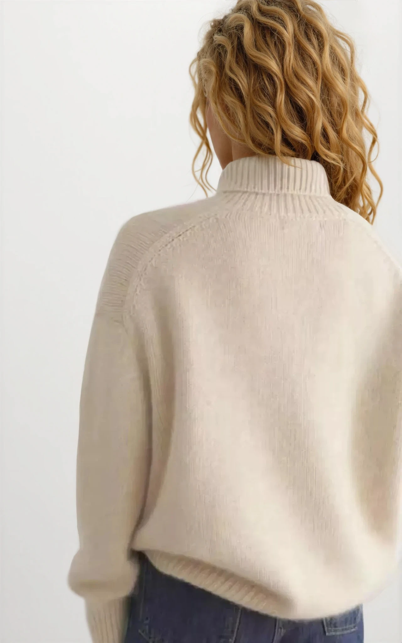 Revive Turtleneck Dropped Shoulder Sweater