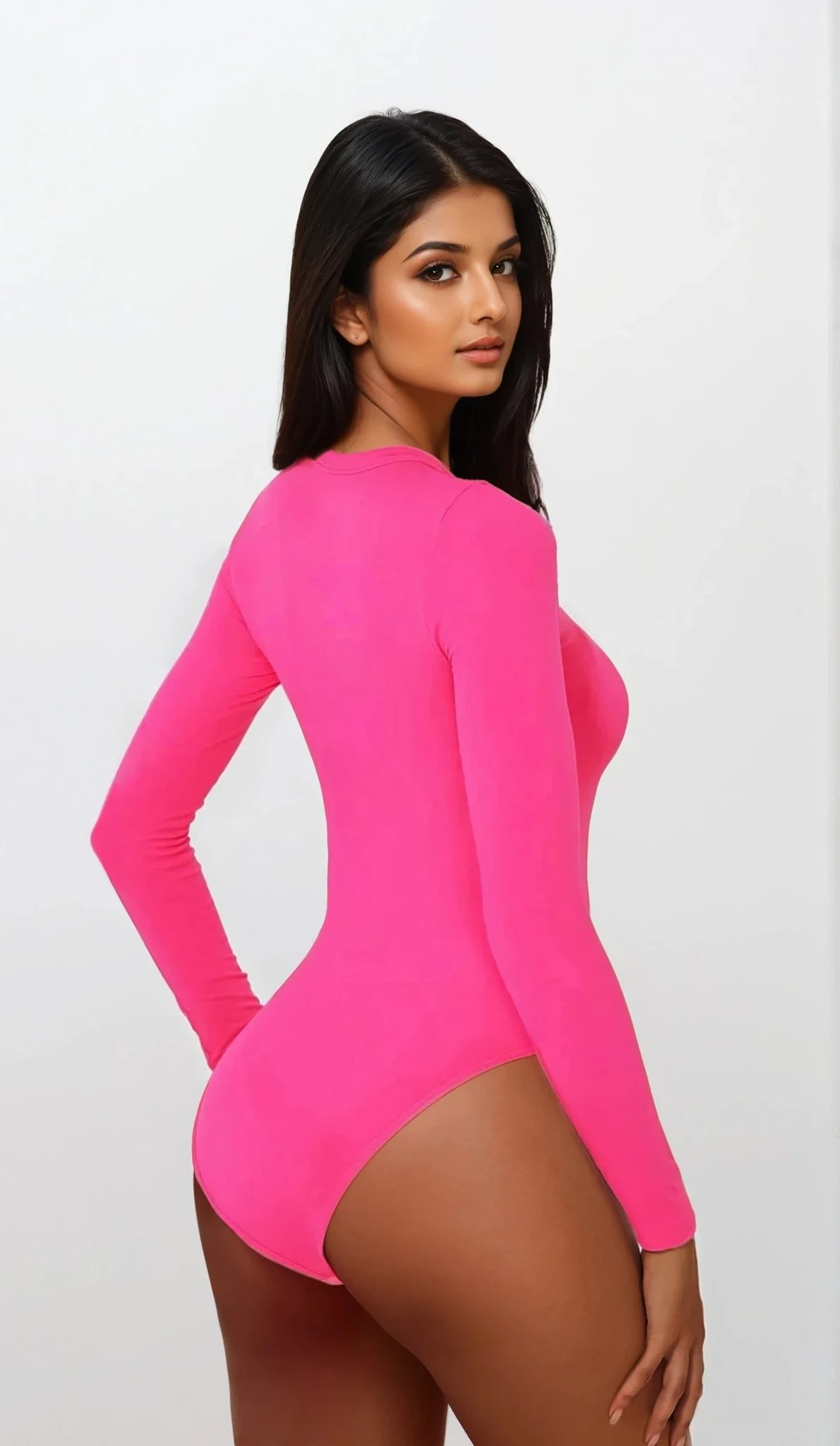Unreal Round Neck Long Sleeve Bodysuit