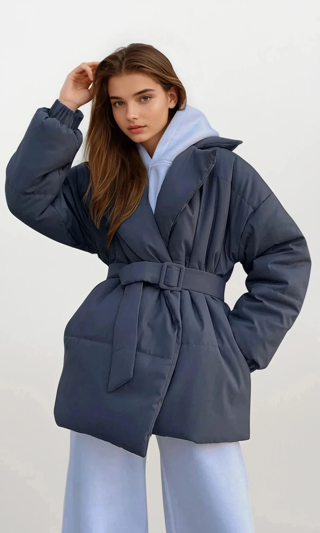 Winter Collared Puffer Coat