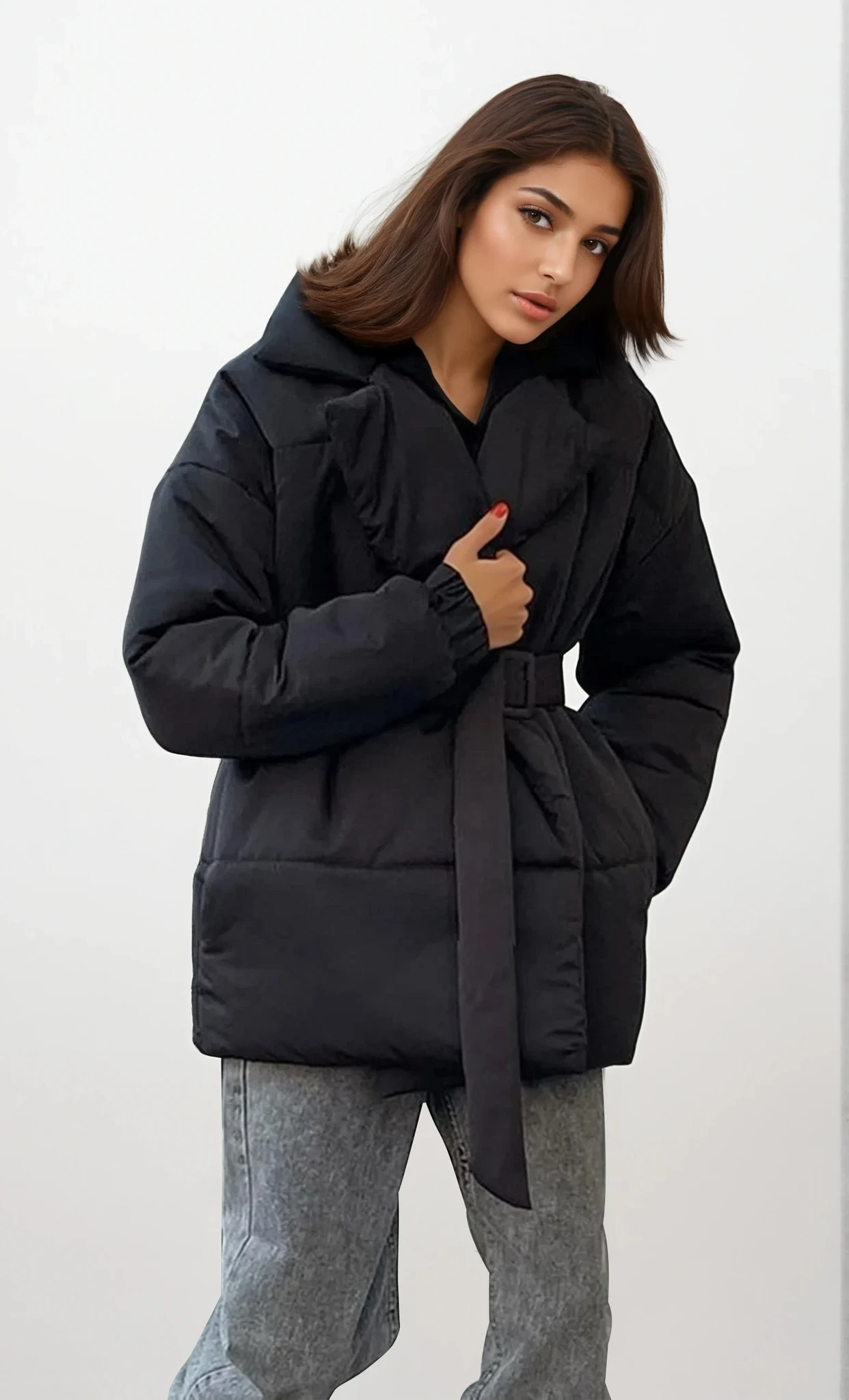 Winter Collared Puffer Coat