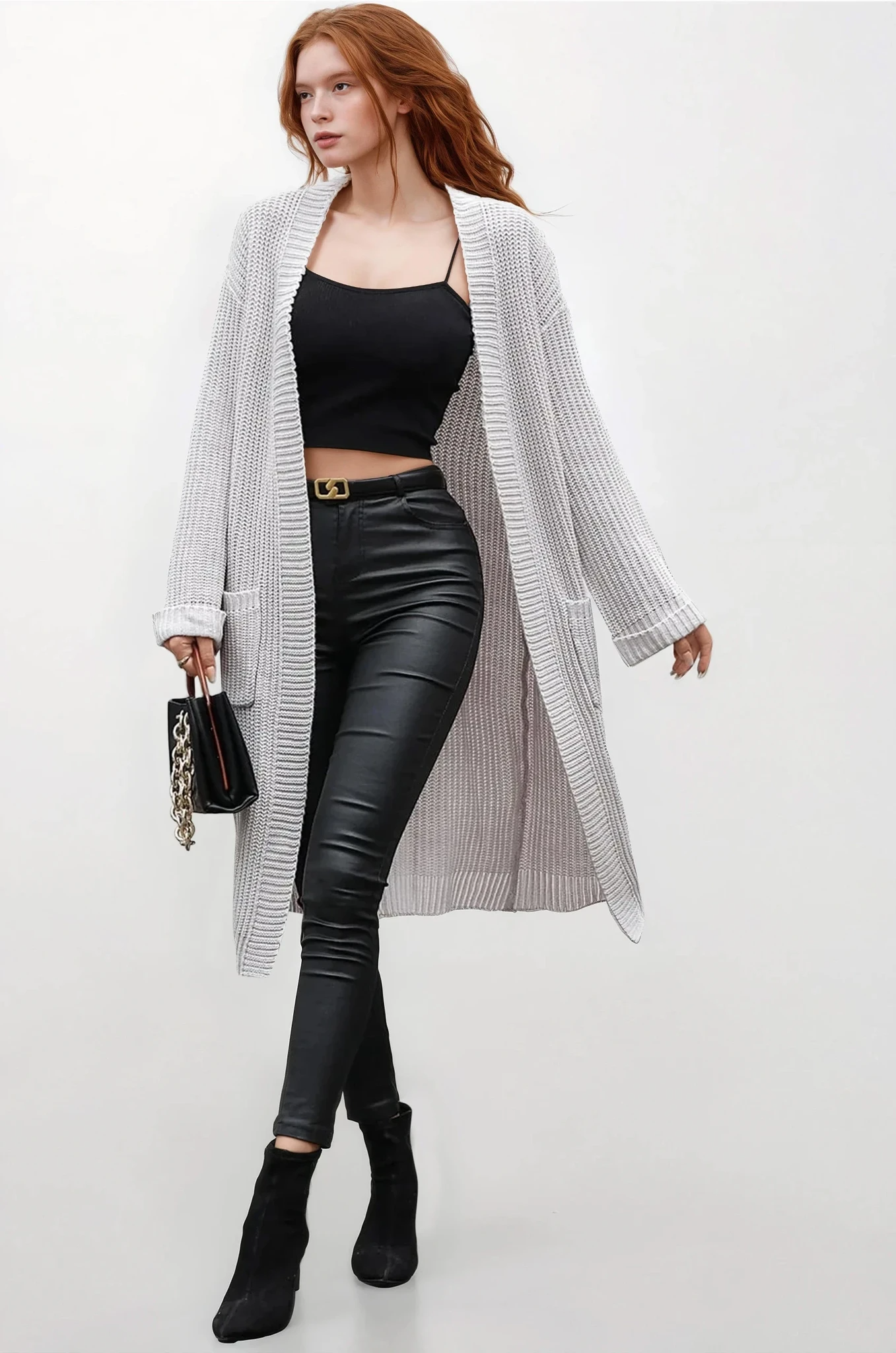Vogue Open Front Cardigan