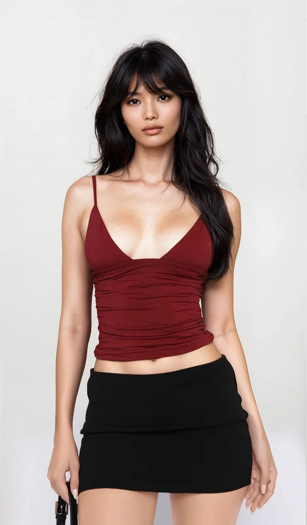 Everyday V-Neck Ruched Cami