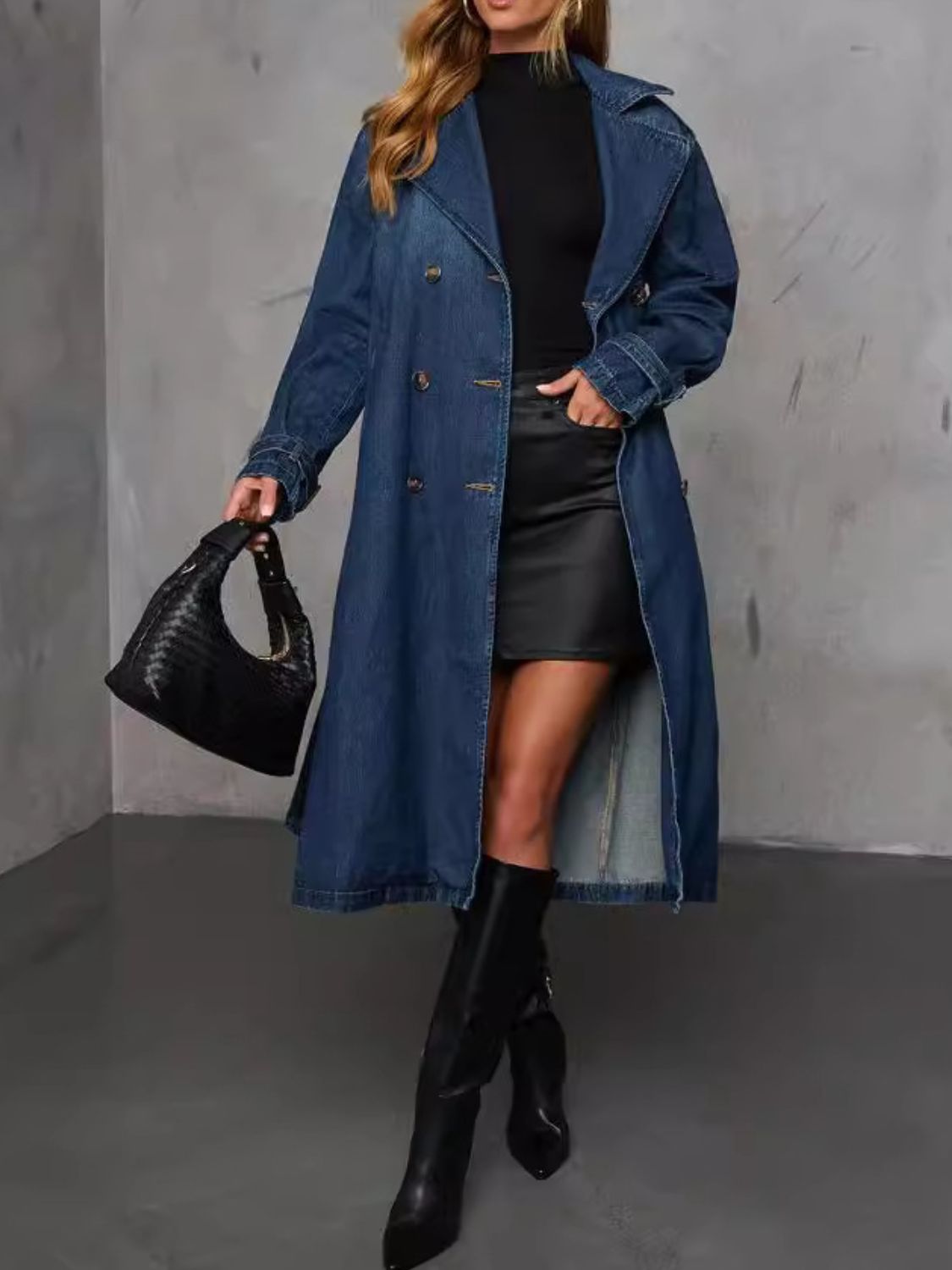 Elite Denim Trench