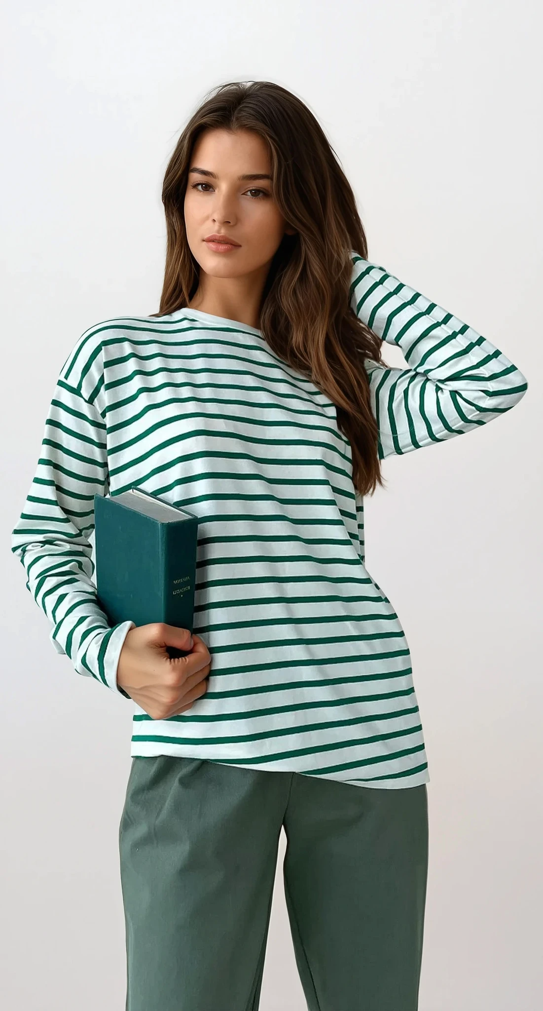 Striped Crew Neck Long Sleeve