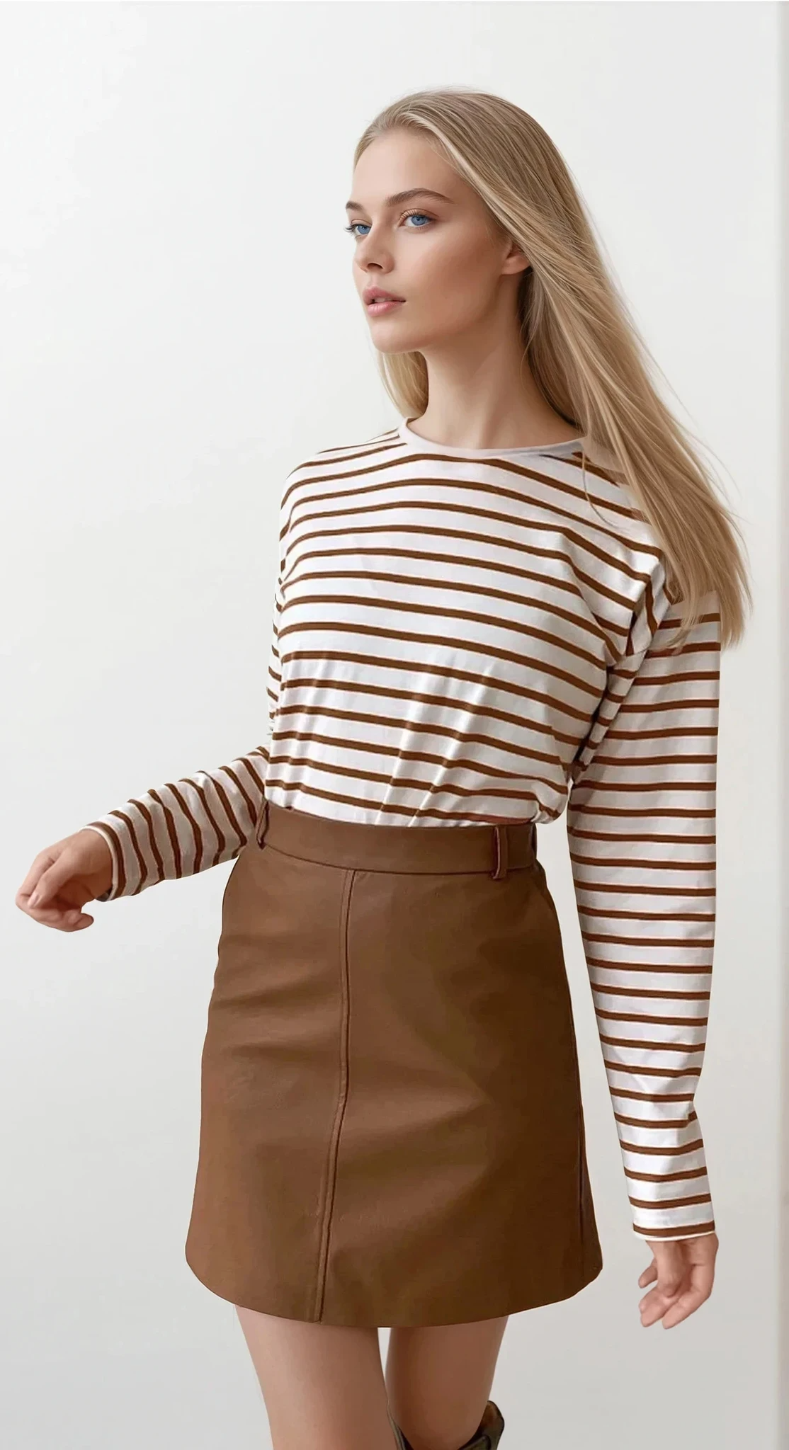 Striped Crew Neck Long Sleeve