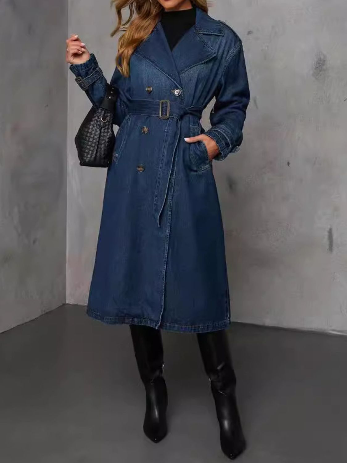Elite Denim Trench