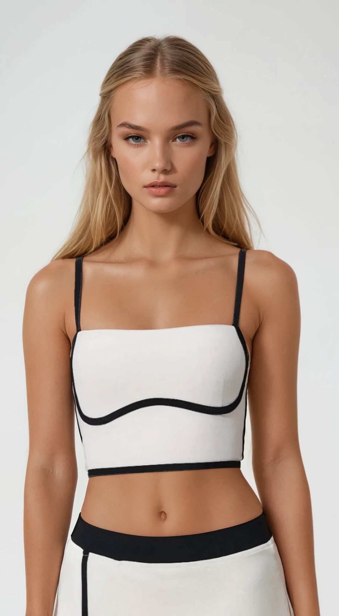 Axis square neck active cami sleeveless breathable stretch fabric