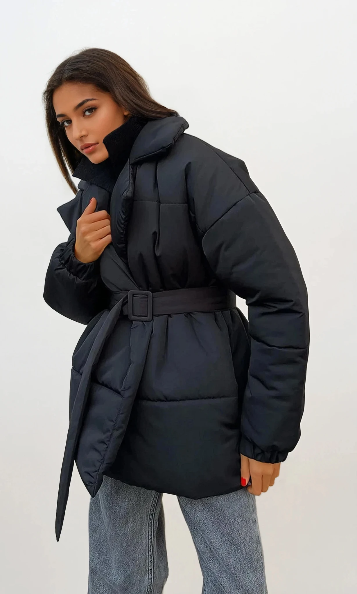 Winter Collared Puffer Coat