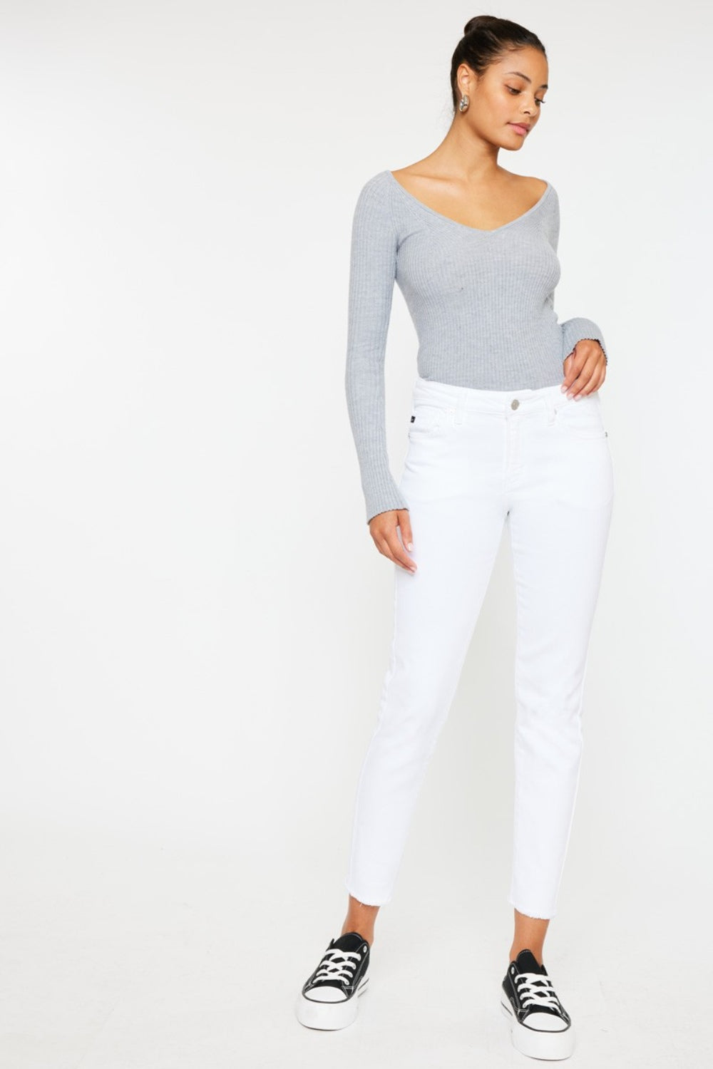 Signature Mid-Waist Ankle Skinny Jean