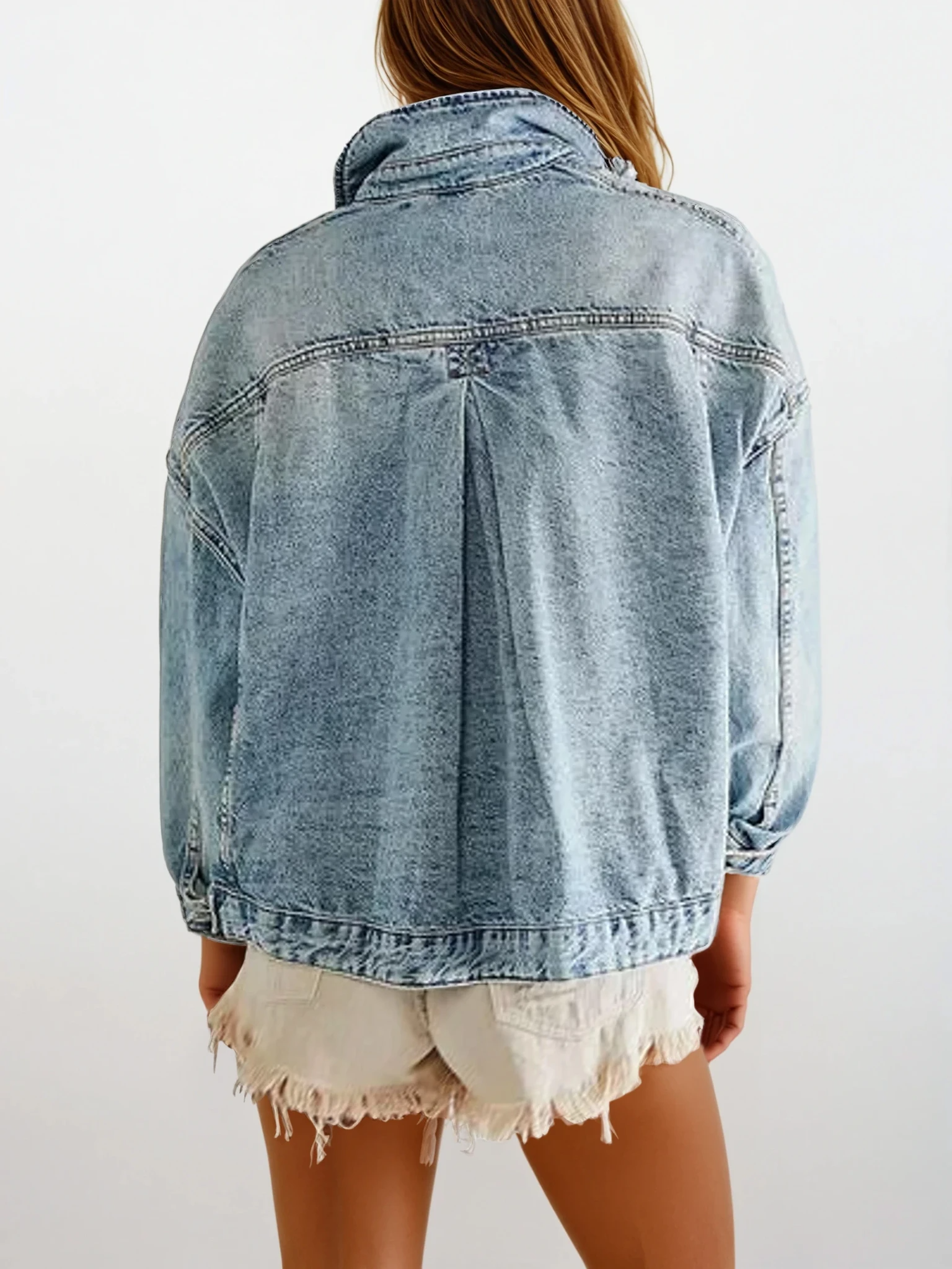 Daily Button Up Denim Jacket