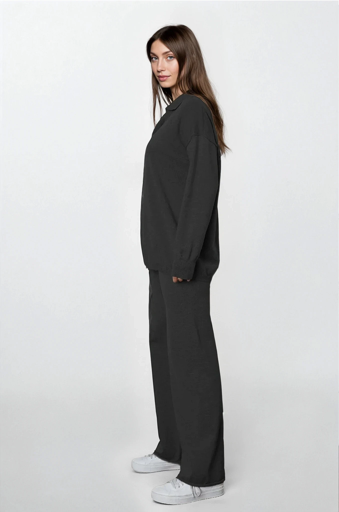Victorious Johnny Collar Sweater and Pant Set