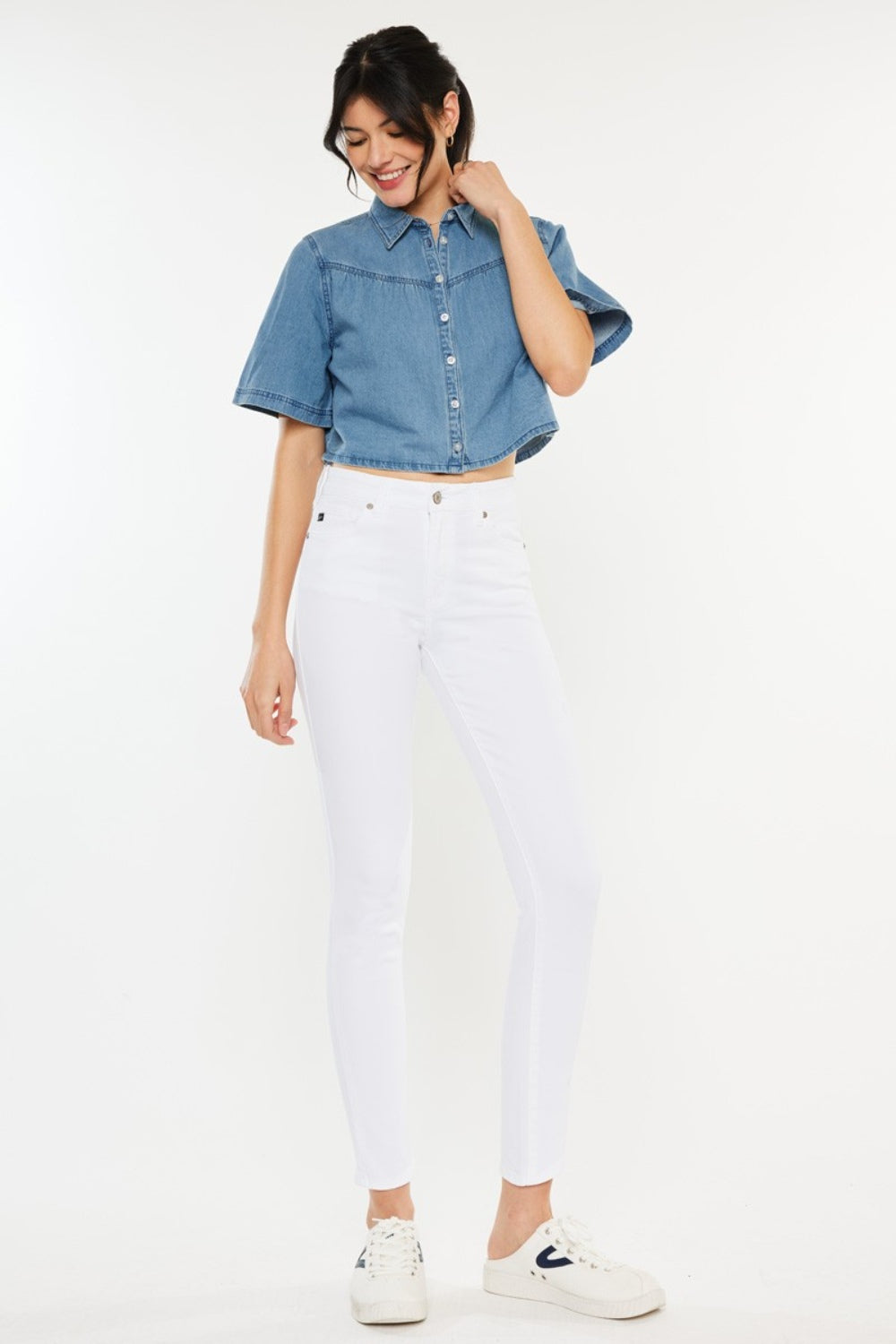 Signature High-Waist Ankle Skinny Jean