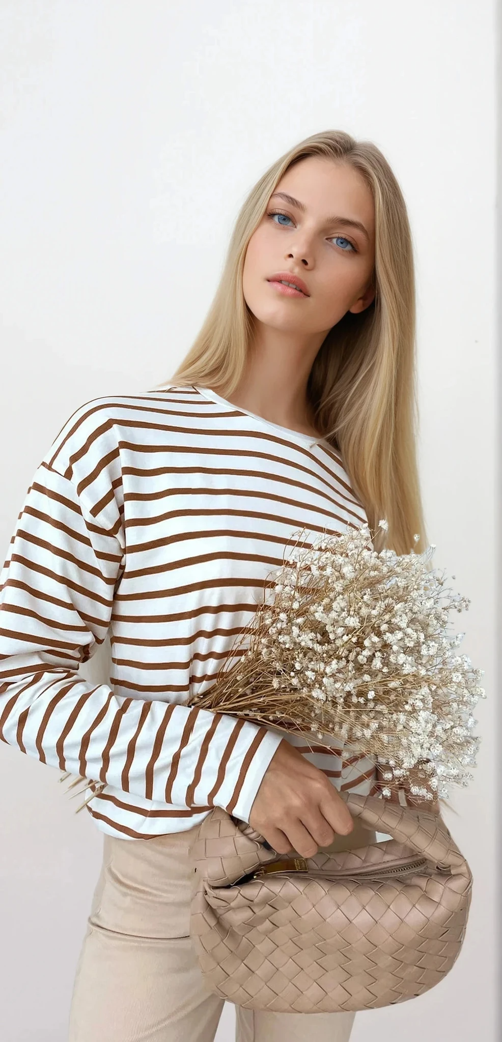 Striped Crew Neck Long Sleeve