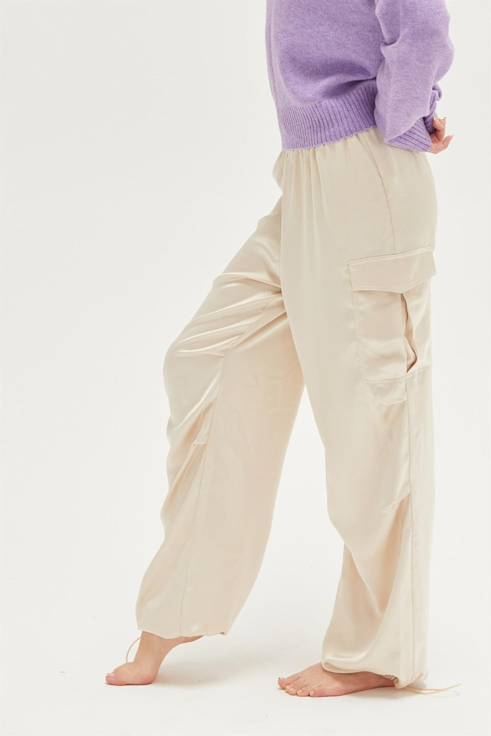 Reflect High Waist Straight Leg Cargo Pant