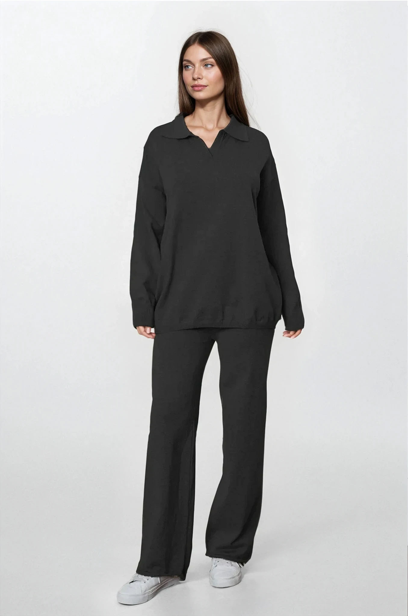 Victorious Johnny Collar Sweater and Pant Set