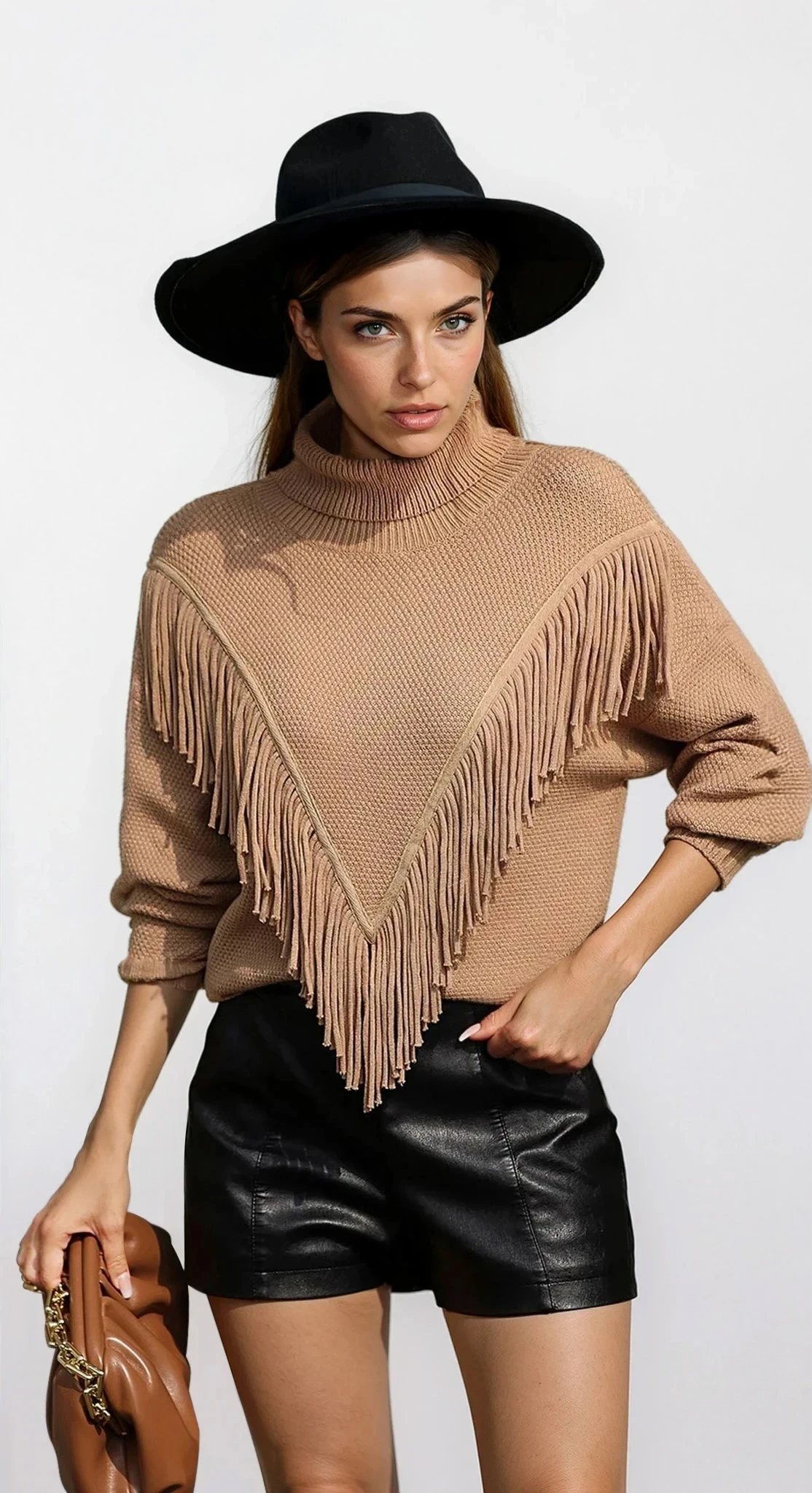 Cove Turtleneck Tassel Sweater