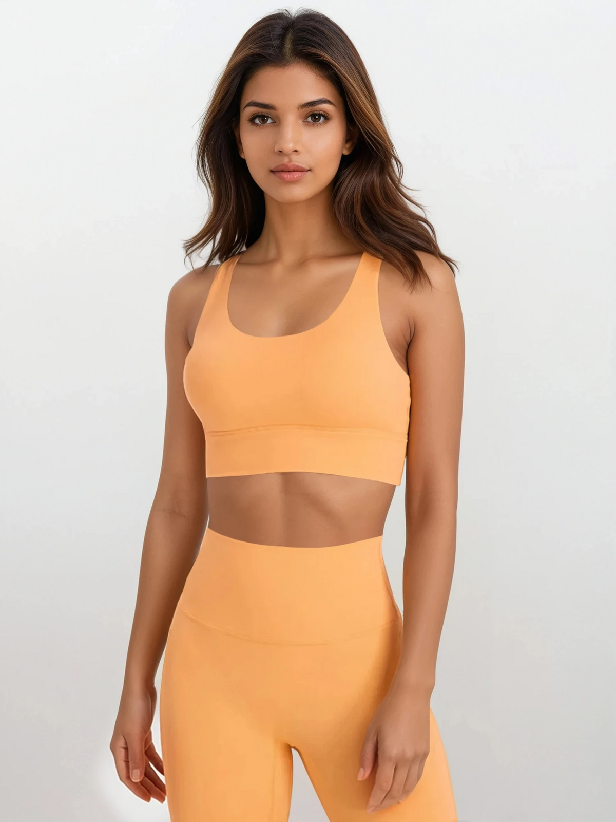 Reaction crisscross back bra with removable padding for sports