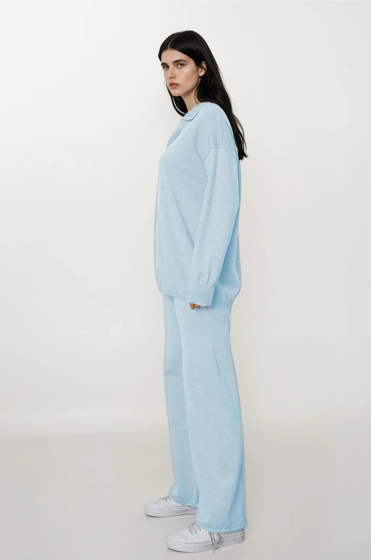 Victorious Johnny Collar Sweater and Pants Set oversized fit