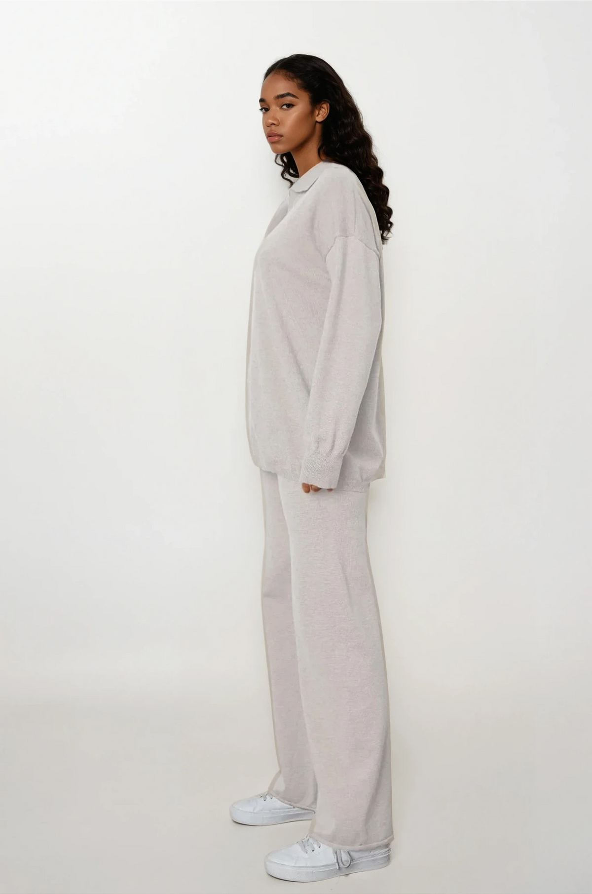 Victorious Johnny Collar Sweater and Pants Set oversized fit