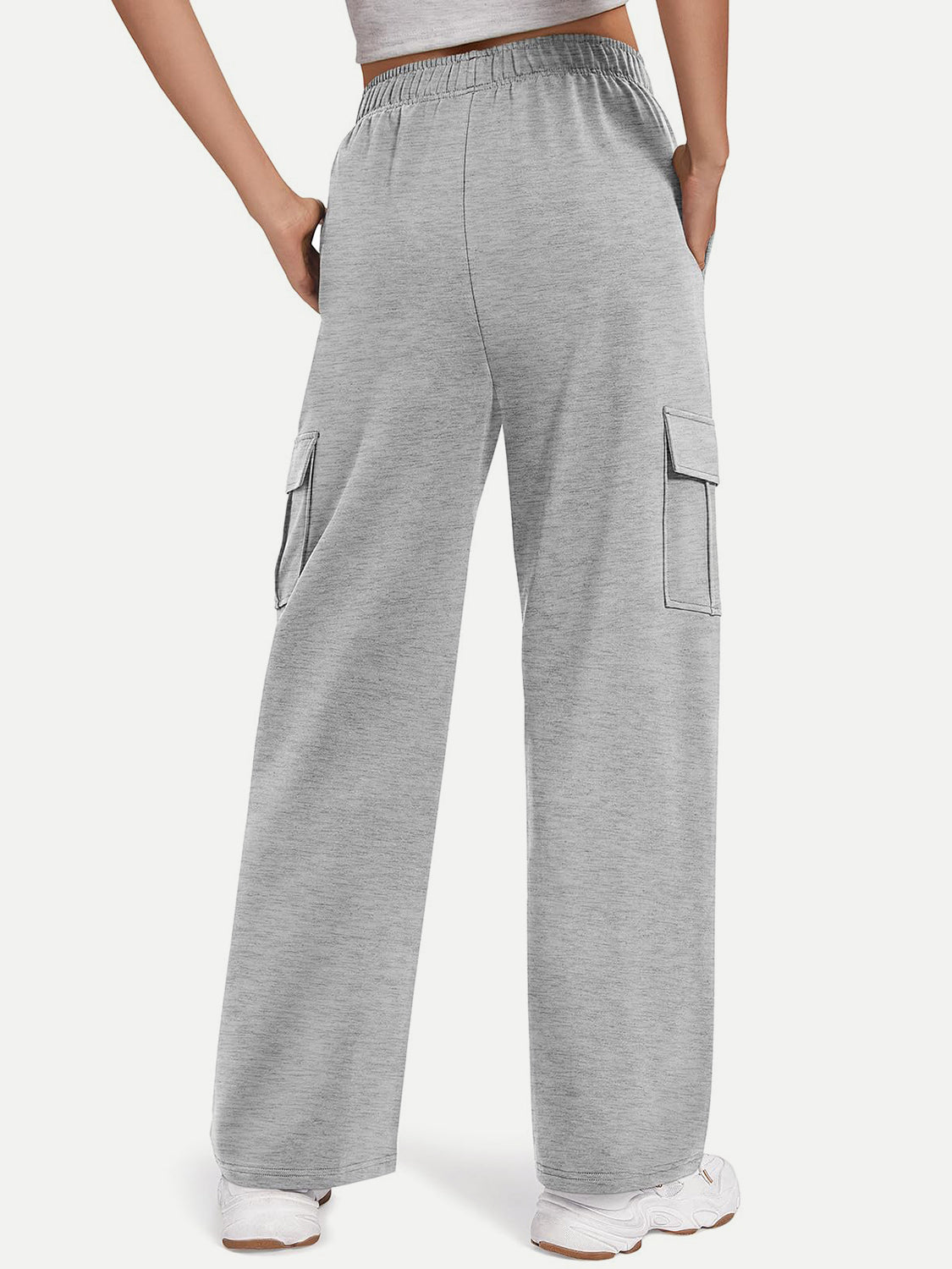 Cargo Straight Leg Sweatpant