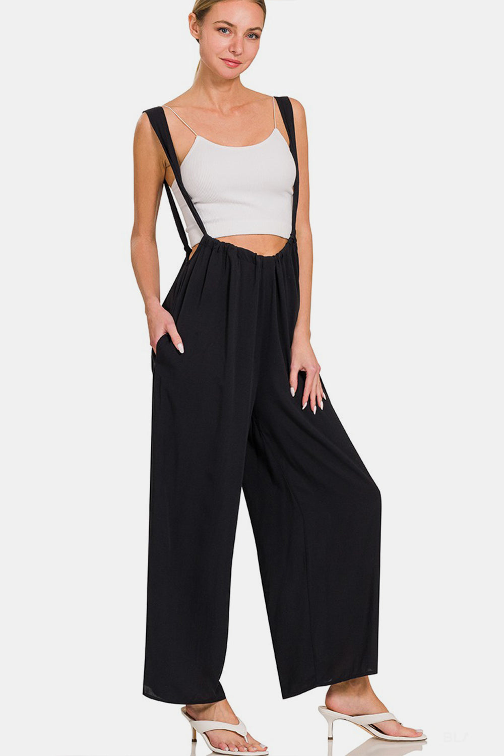 Original Tie Back Suspender Jumpsuit