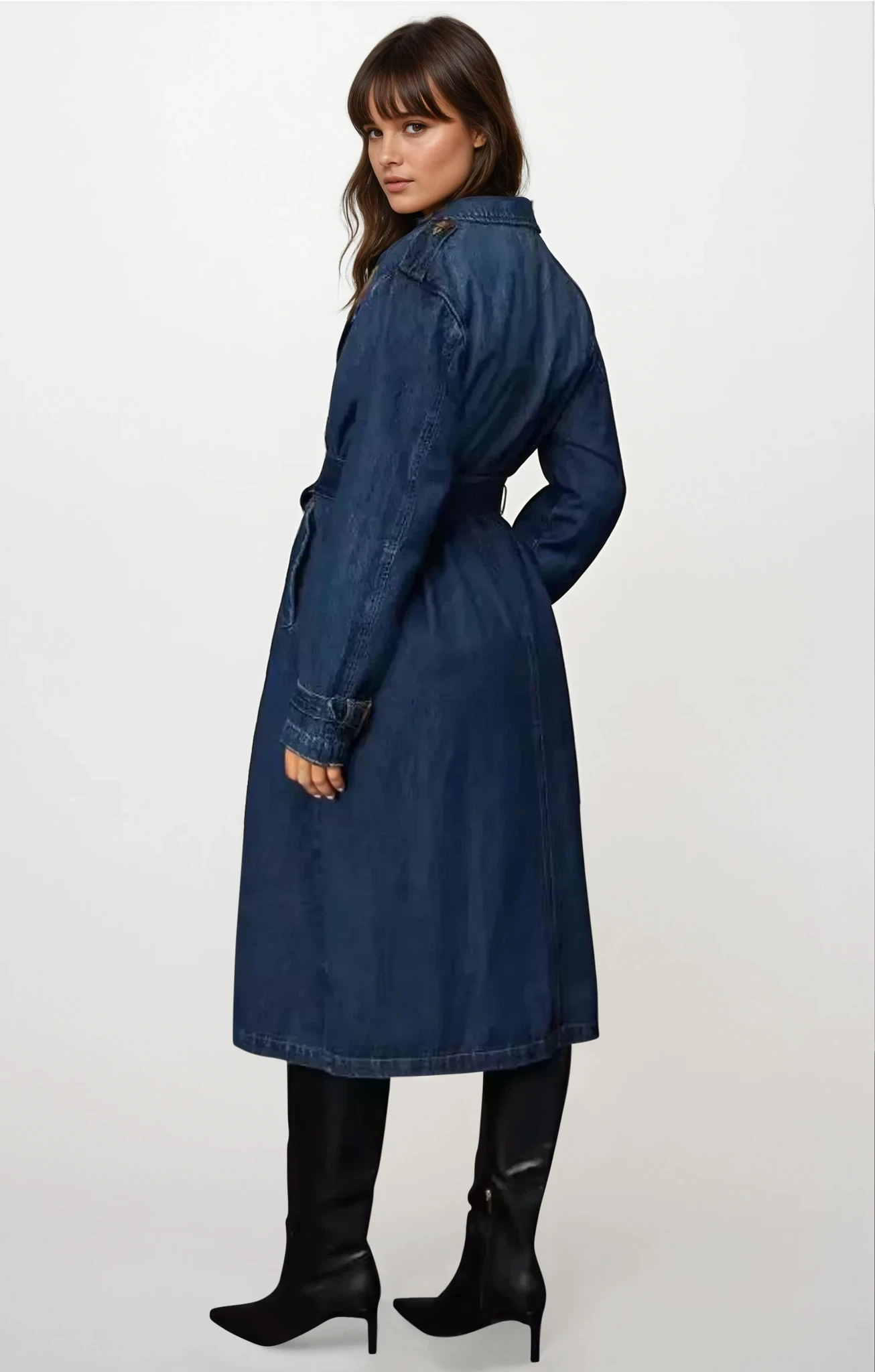Elite Denim Trench