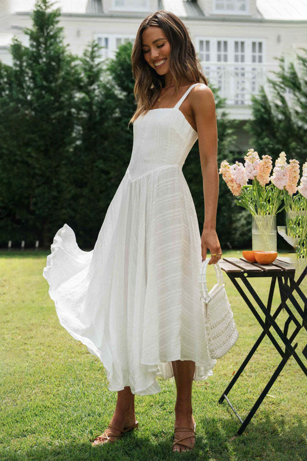 Angelic Square Neck Cami Dress