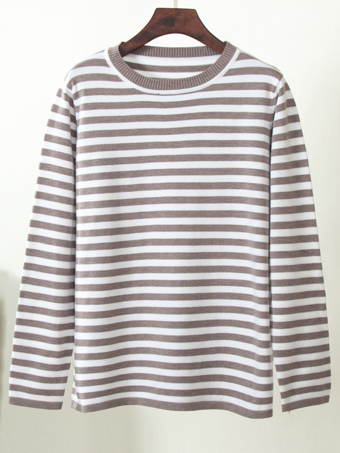 Striped Crew Neck Sweater