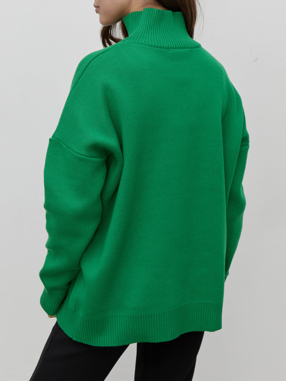 Laid Back Mock Neck Sweater