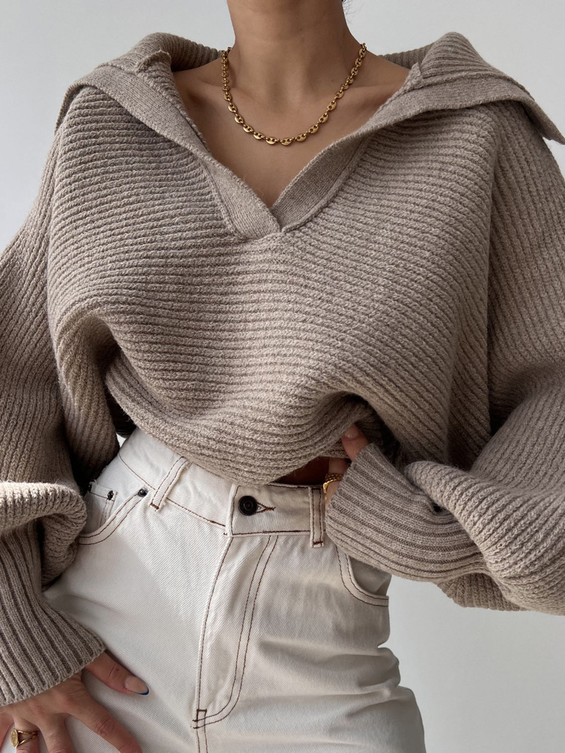 Ivy Johnny Collar Sweater