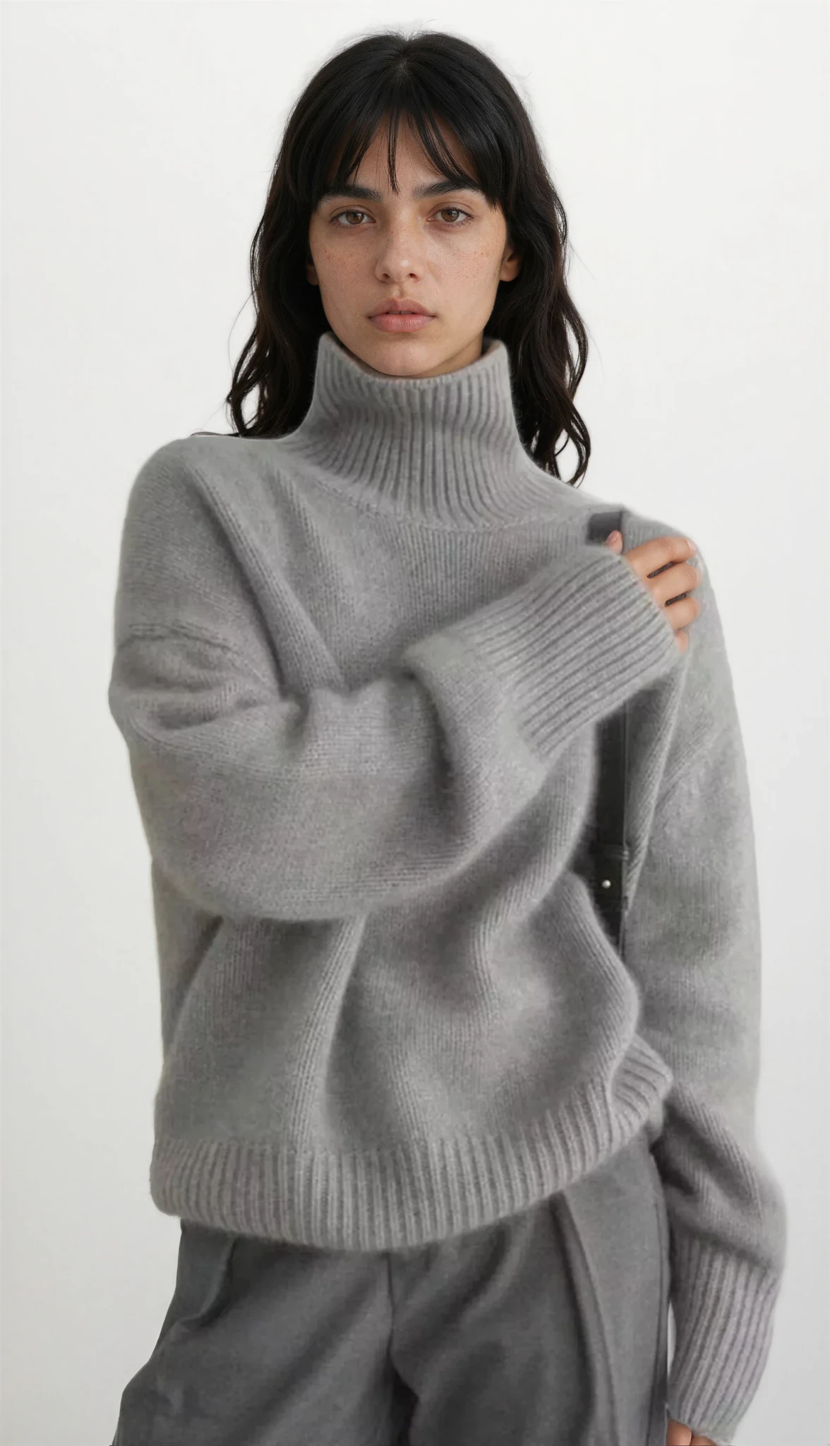 Revive Turtleneck Dropped Shoulder Sweater