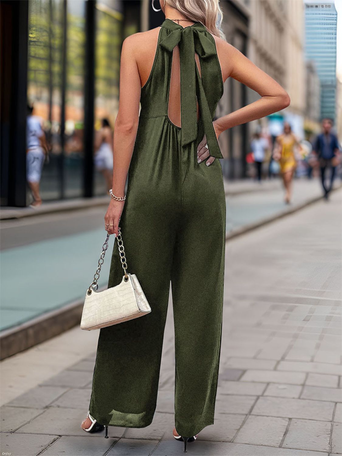 Goddess Wide Leg Jumpsuit