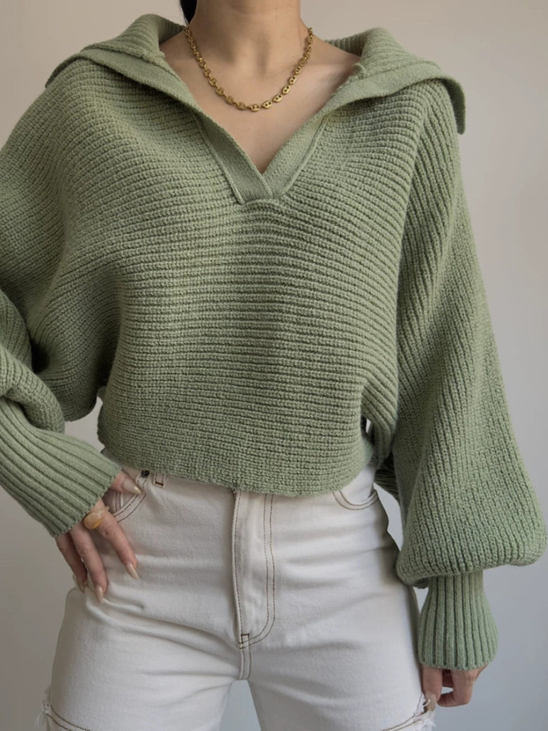 Ivy Johnny Collar Sweater