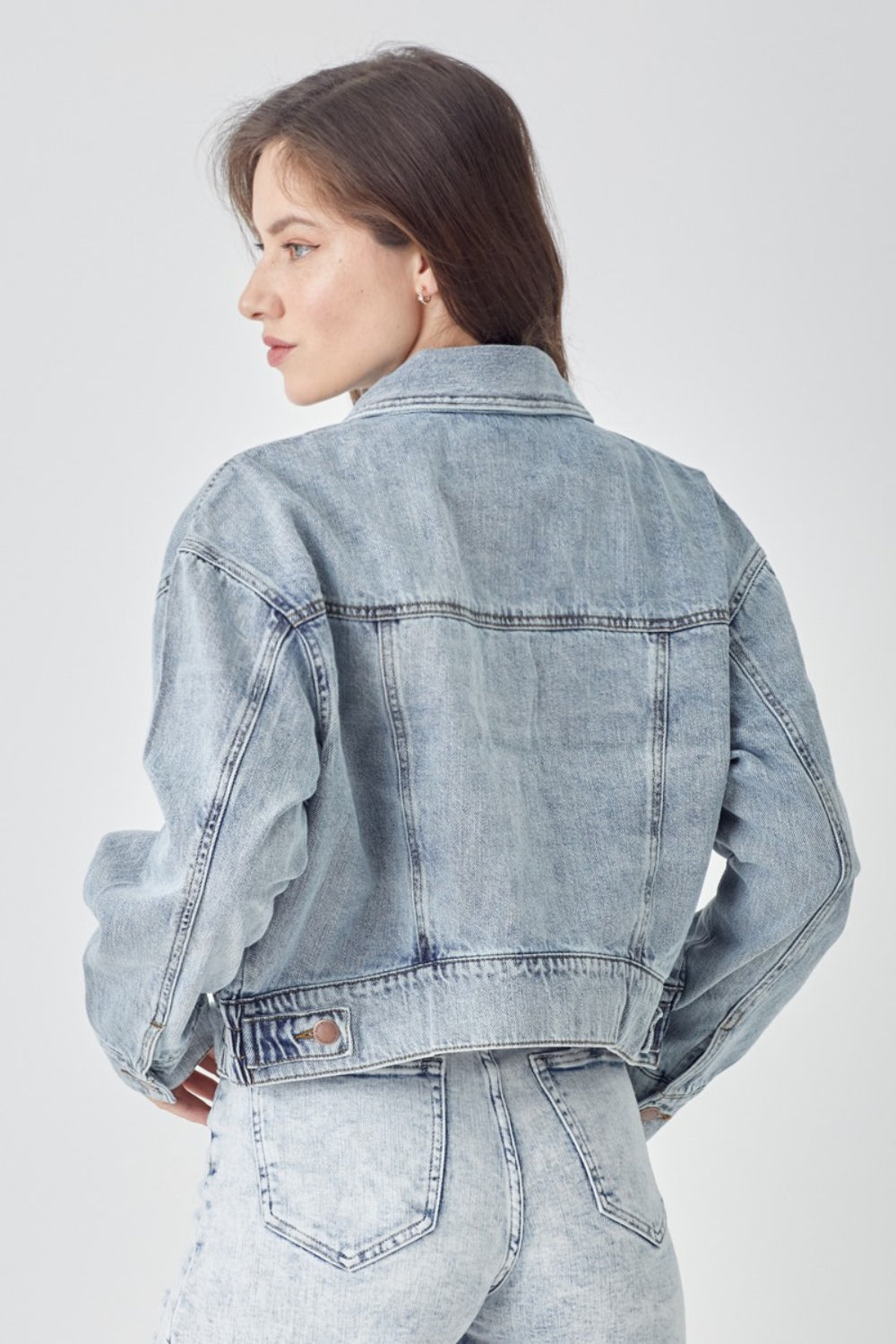 Favorite Denim Cropped Jacket