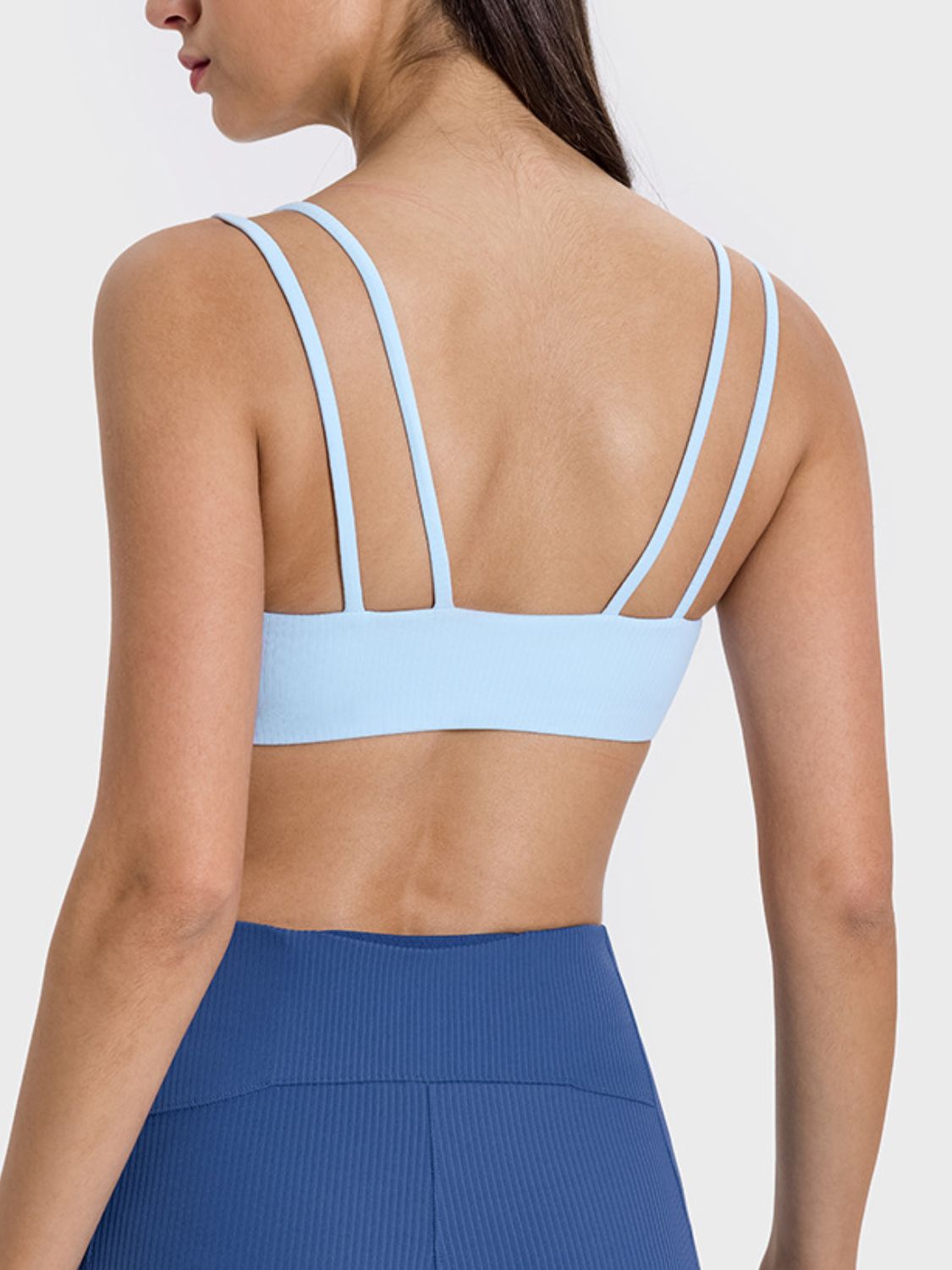 Delight Scoop Neck Double Strap Sports Bra