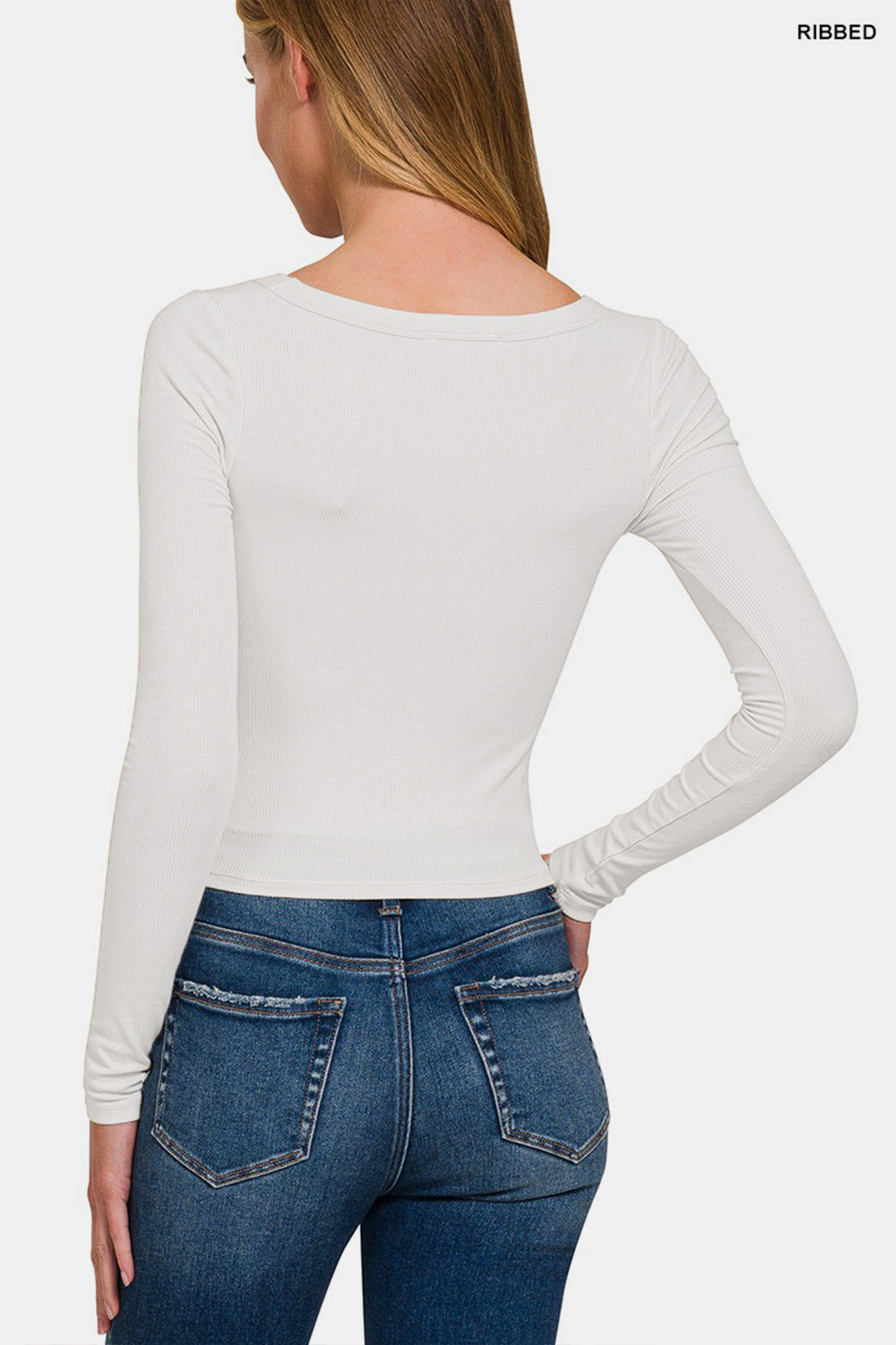 Classic Scoop Neck Long Sleeve