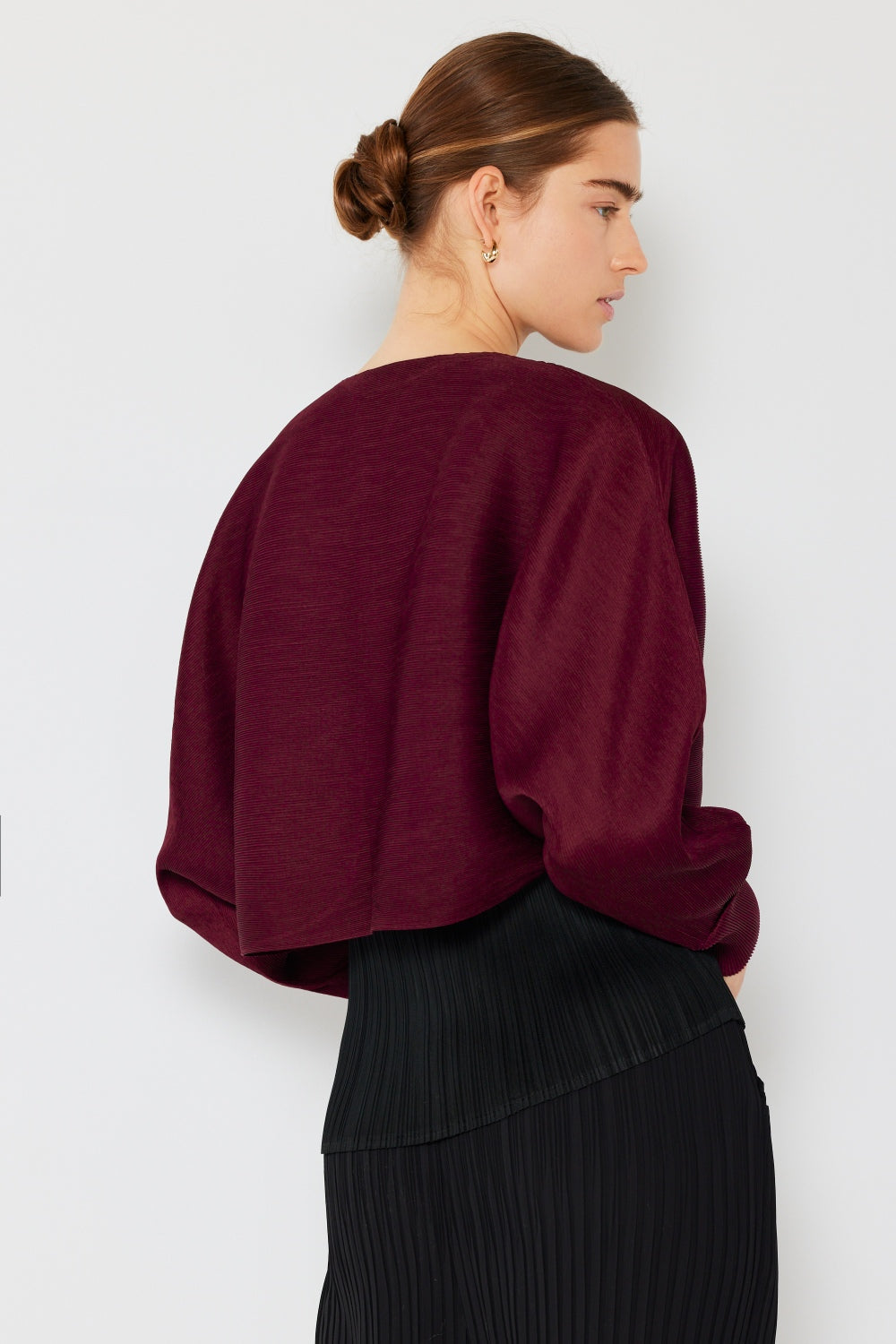 Sleek Ribbed Bolero Cardigan